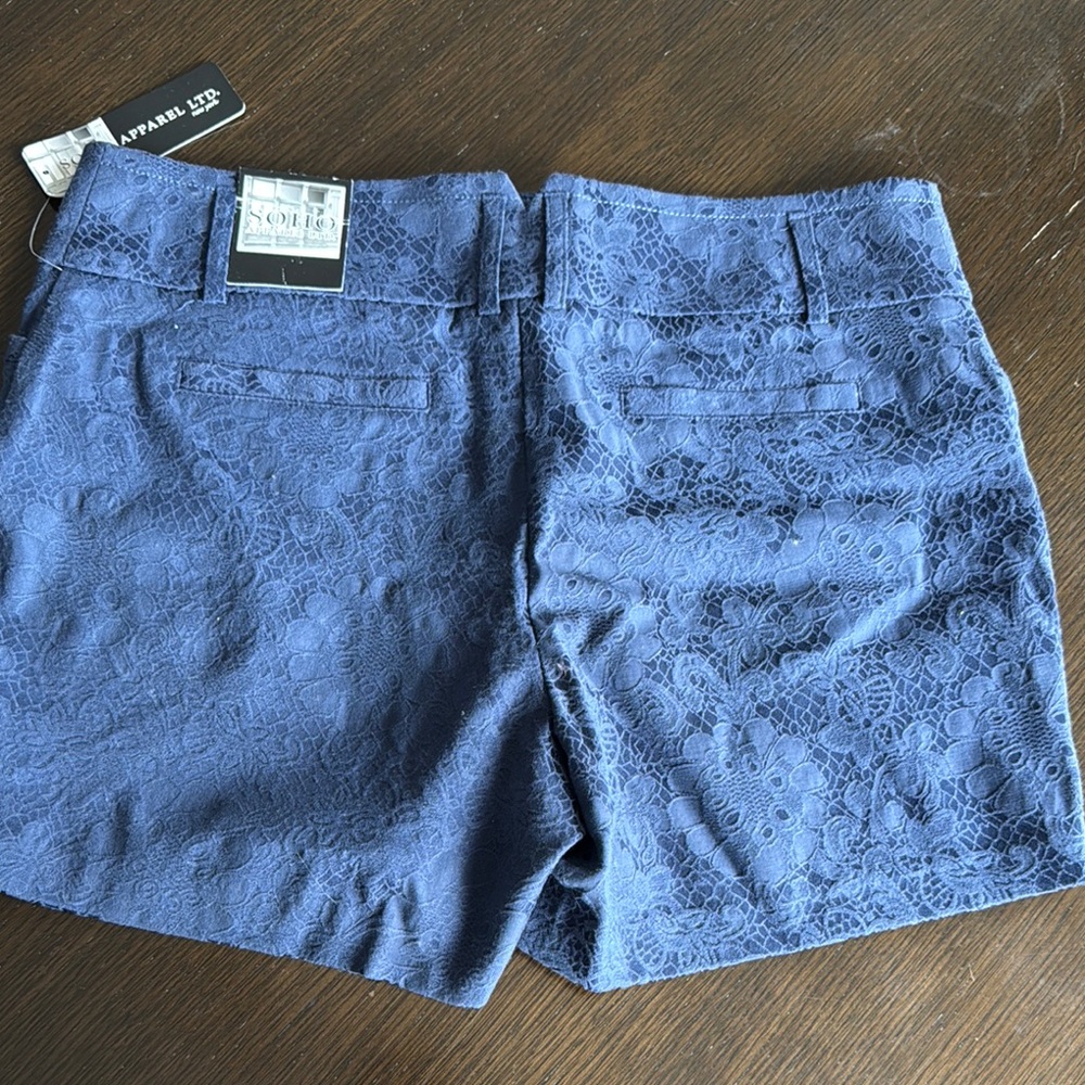 Soho Apparel Blue High Waist Denim Shorts - Picture 4 of 4